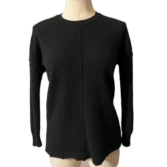 Catherine Malandrino Womens Cardigan Sweater Black Small Cashmere - Picture 1 of 5